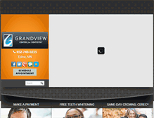 Tablet Screenshot of grandviewdentistry.com